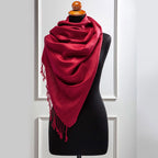 Πασμίνα Μονόχρωμη Αιγαίον Red